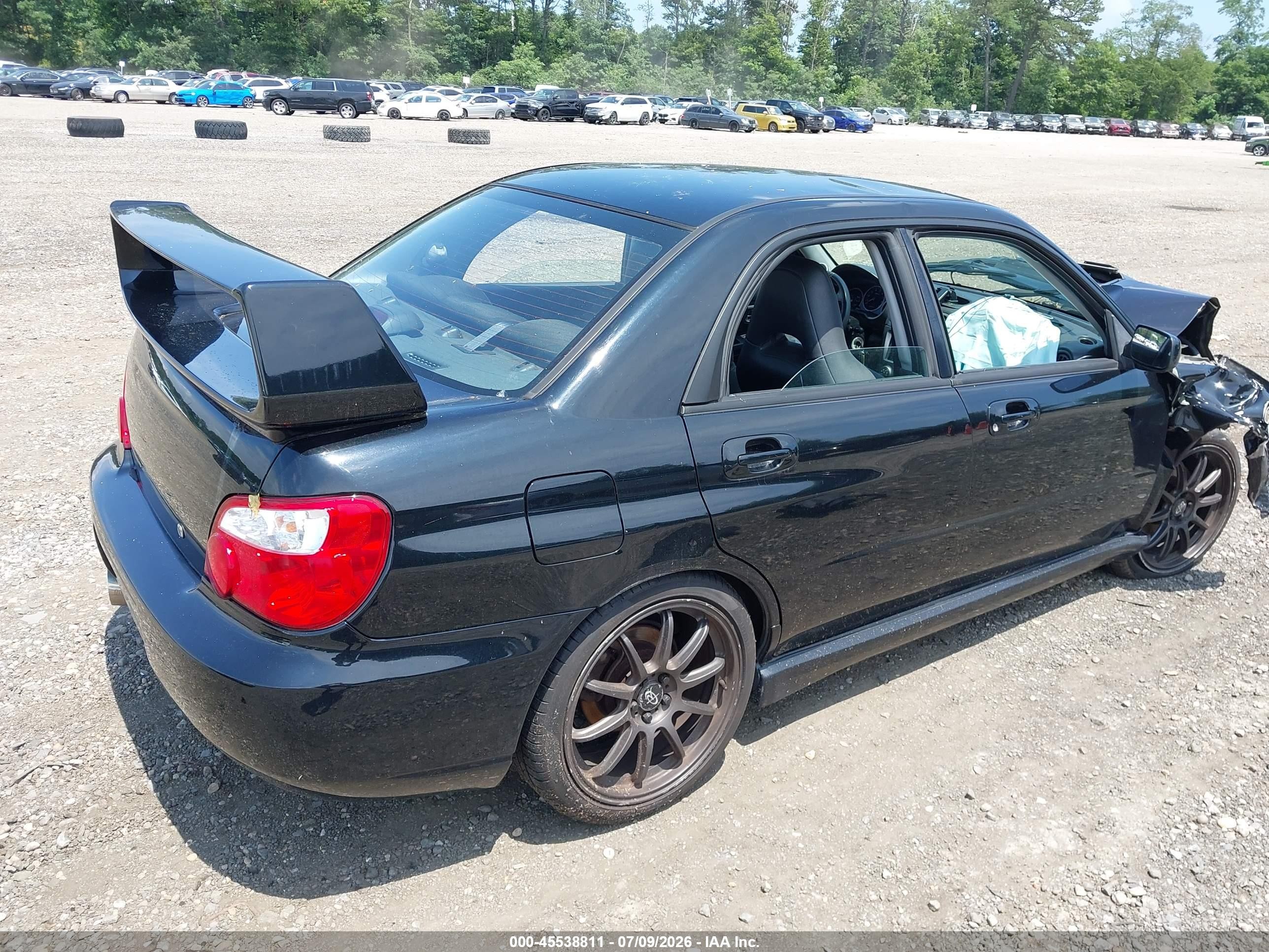 2005 Subaru Impreza Wrx Black vin: JF1GD296X5G507160
