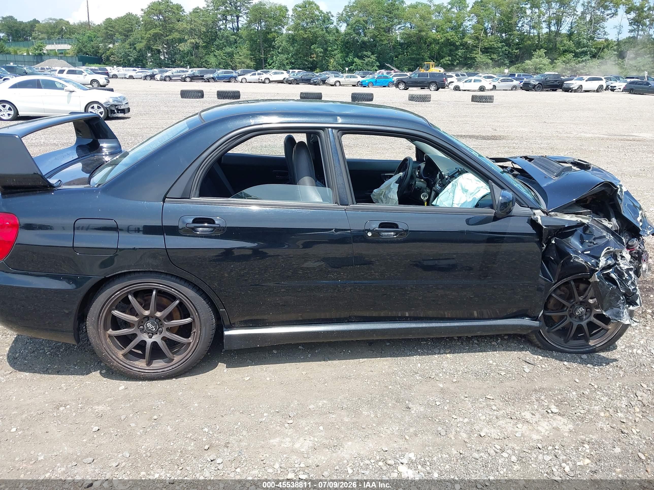 2005 Subaru Impreza Wrx Black vin: JF1GD296X5G507160