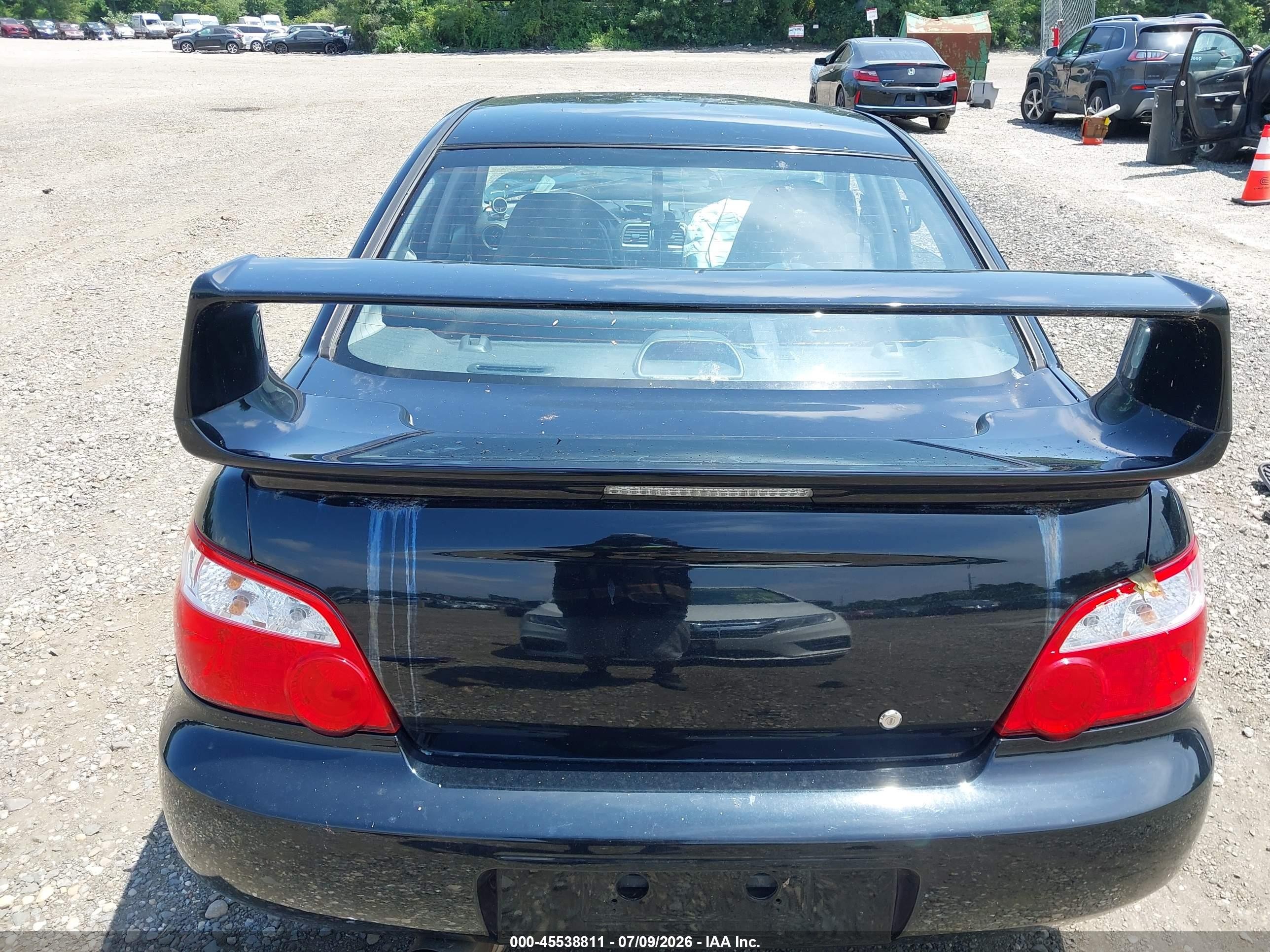 2005 Subaru Impreza Wrx Black vin: JF1GD296X5G507160