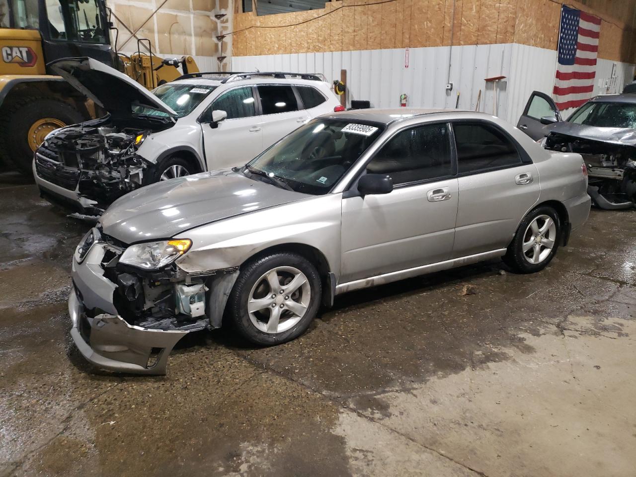 2007 Subaru Impreza 2.5i Серебряный vin: JF1GD61607H511217