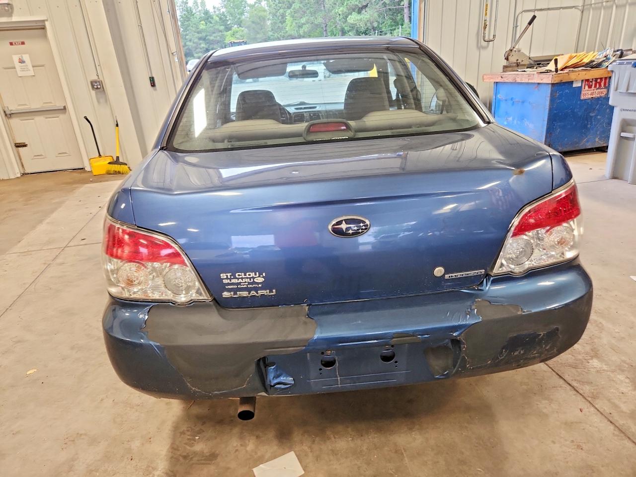 2007 Subaru Impreza 2.5i Blue vin: JF1GD61607H519124