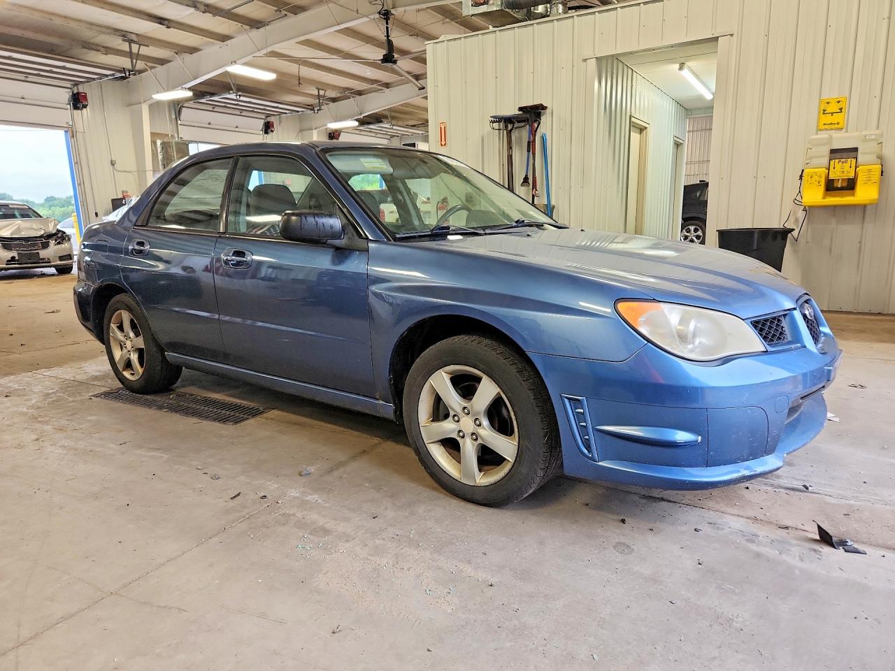 2007 Subaru Impreza 2.5i Blue vin: JF1GD61607H519124