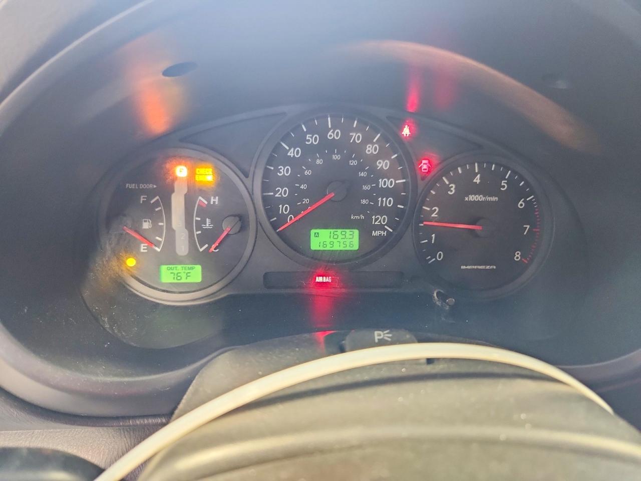 2007 Subaru Impreza 2.5i Blue vin: JF1GD61607H519124