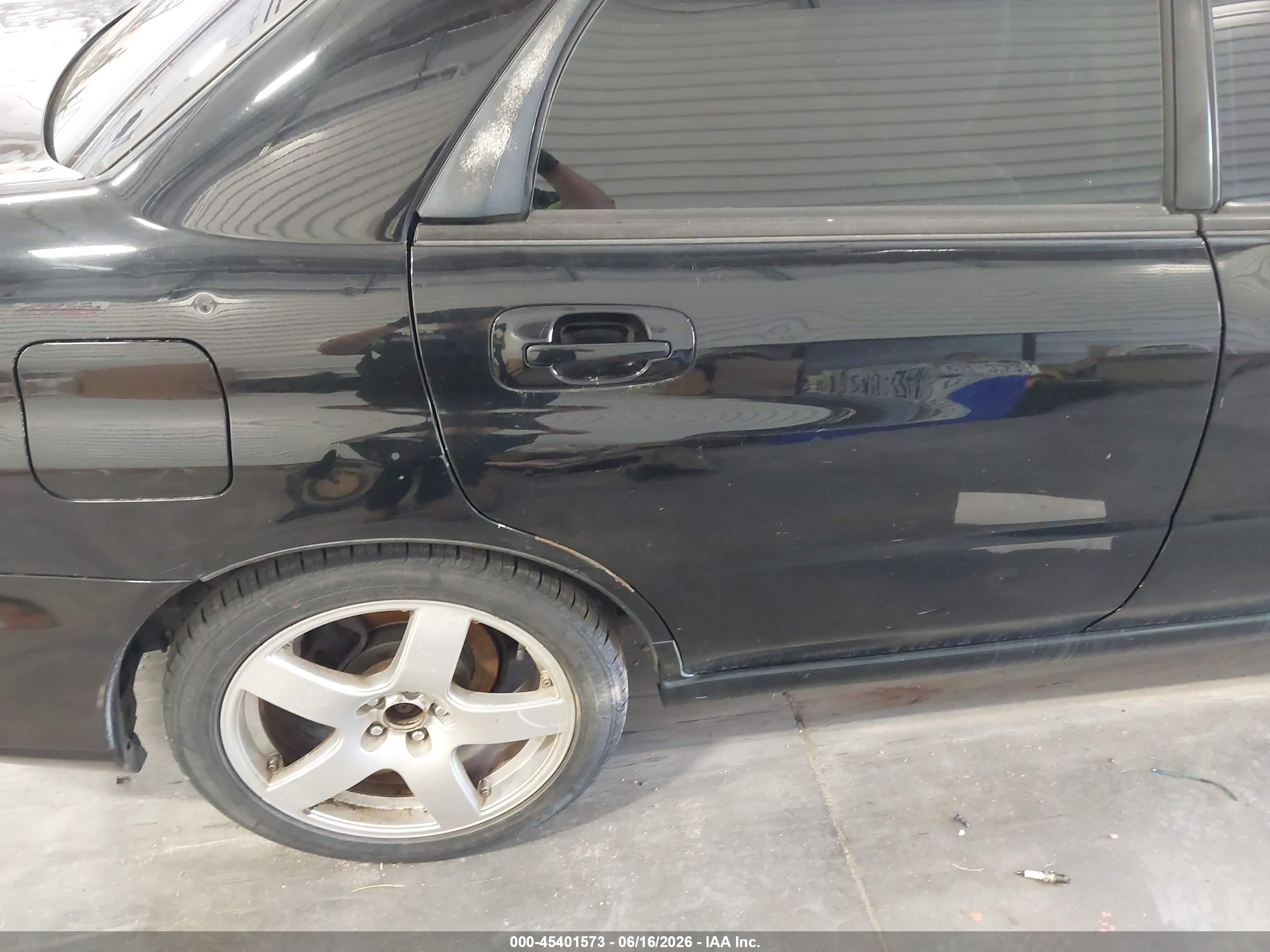 2007 Subaru Impreza 2.5i Black vin: JF1GD61607H521343