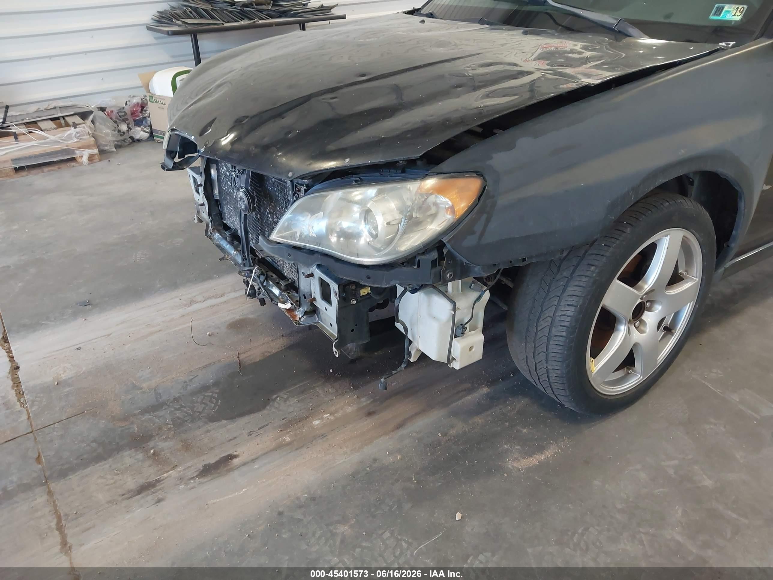 2007 Subaru Impreza 2.5i Black vin: JF1GD61607H521343