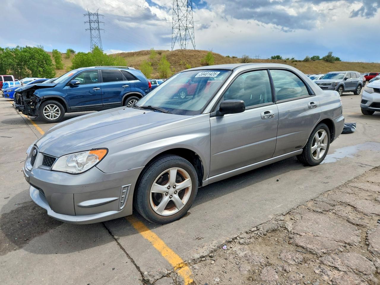 2007 Subaru Impreza 2.5i Gray vin: JF1GD61617H507600