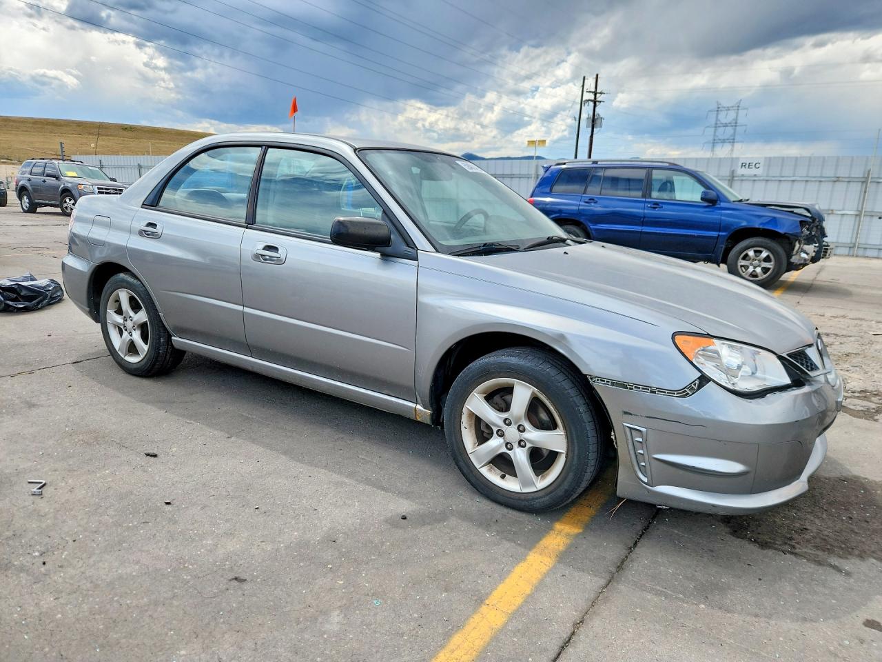 2007 Subaru Impreza 2.5i Gray vin: JF1GD61617H507600