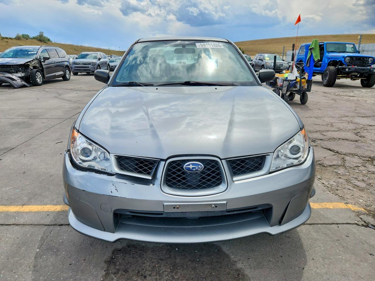 2007 Subaru Impreza 2.5i Gray vin: JF1GD61617H507600