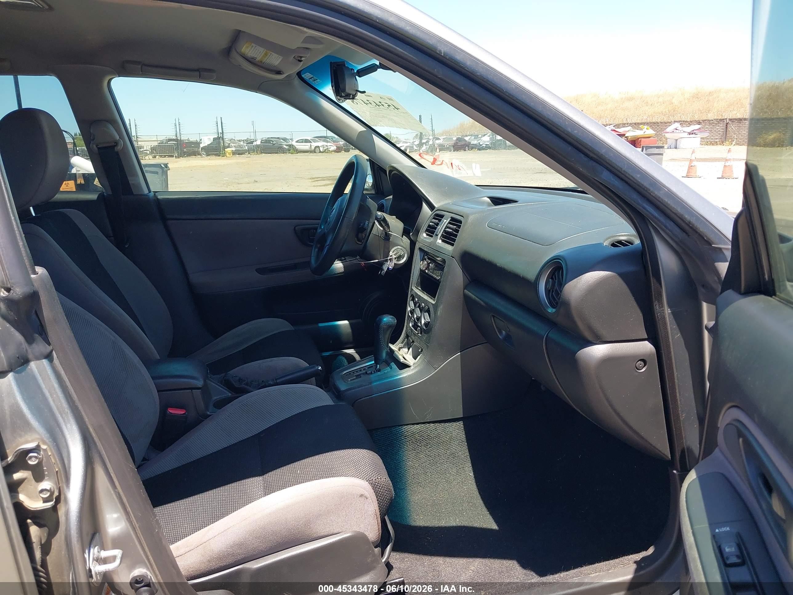 2007 Subaru Impreza 2.5i Silver vin: JF1GD61617H521495