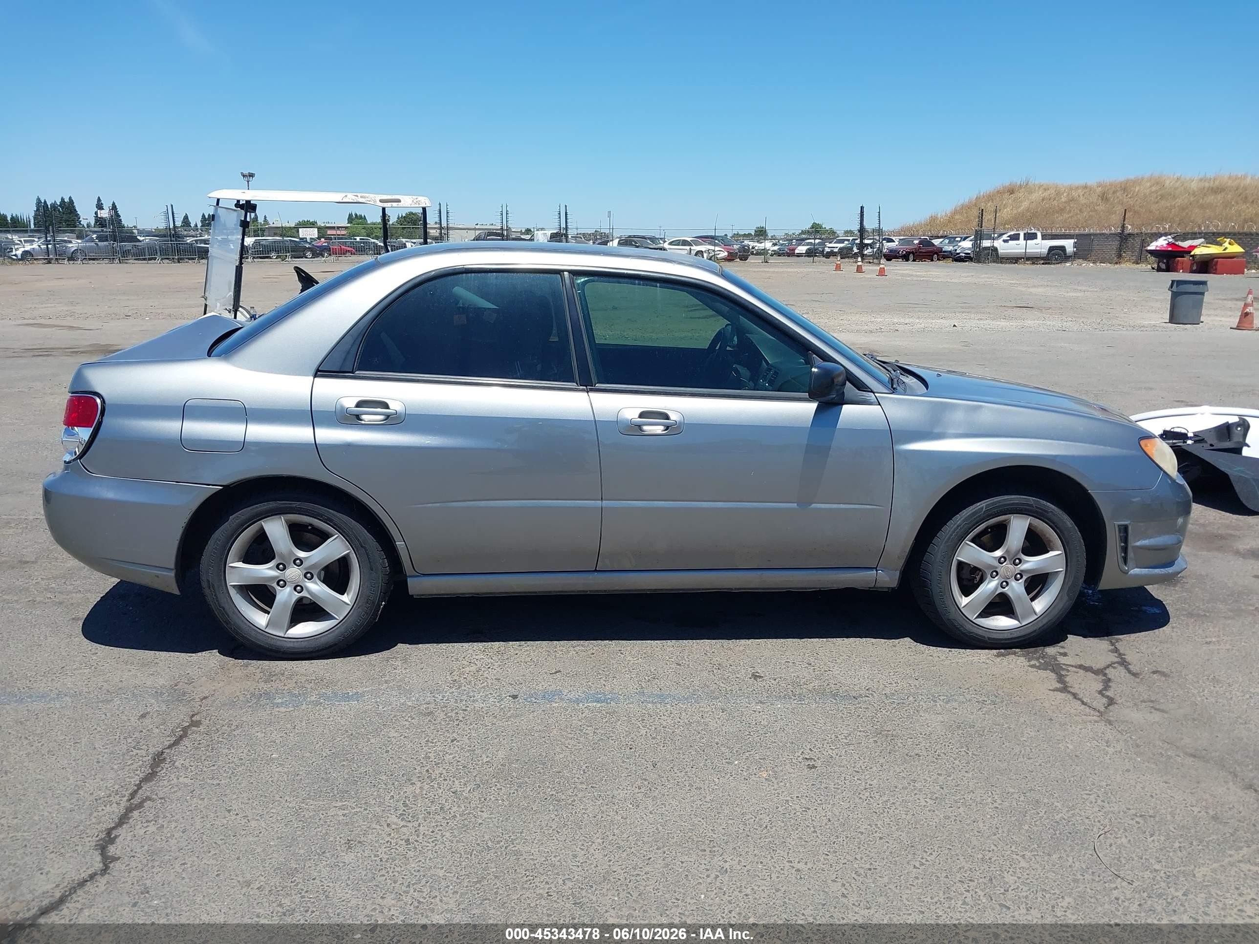 2007 Subaru Impreza 2.5i Silver vin: JF1GD61617H521495