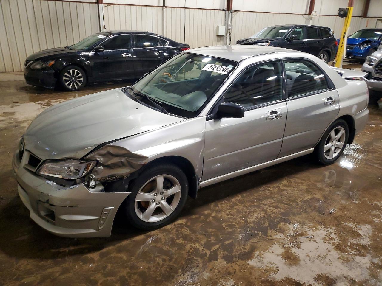 2007 Subaru Impreza 2.5i Silver vin: JF1GD61617H521769