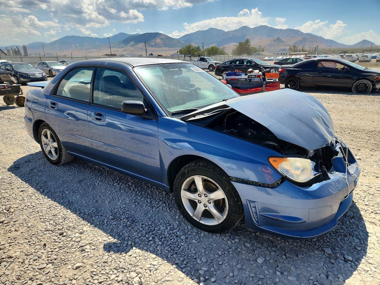 2007 Subaru Impreza 2.5i Blue vin: JF1GD61627G506042