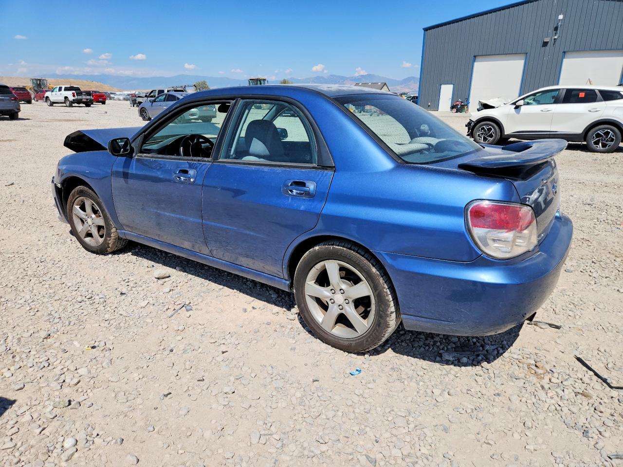 2007 Subaru Impreza 2.5i Blue vin: JF1GD61627G506042