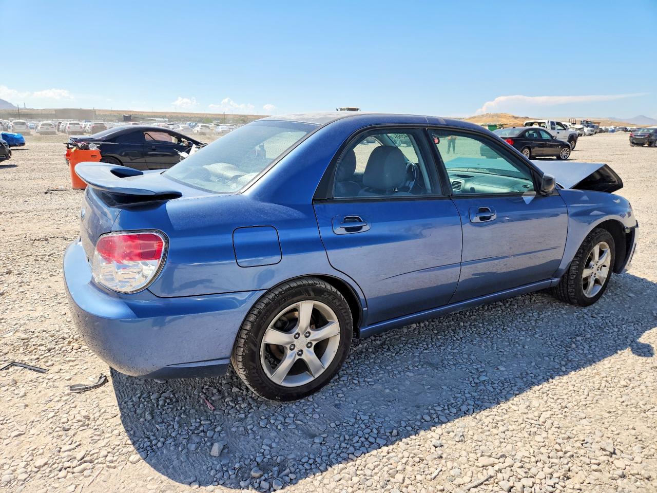2007 Subaru Impreza 2.5i Blue vin: JF1GD61627G506042