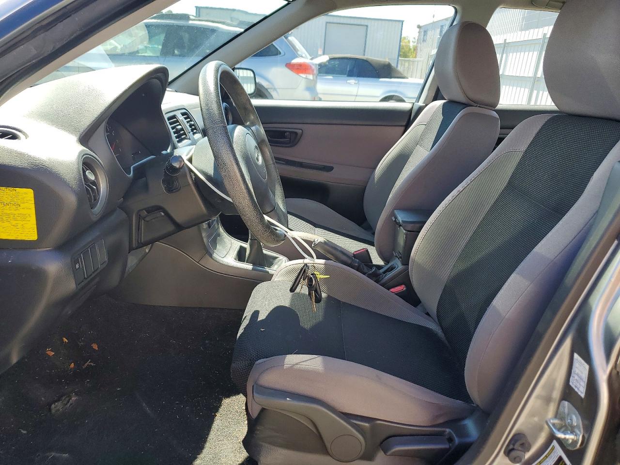 2007 Subaru Impreza 2.5i Серебряный vin: JF1GD61627G508776