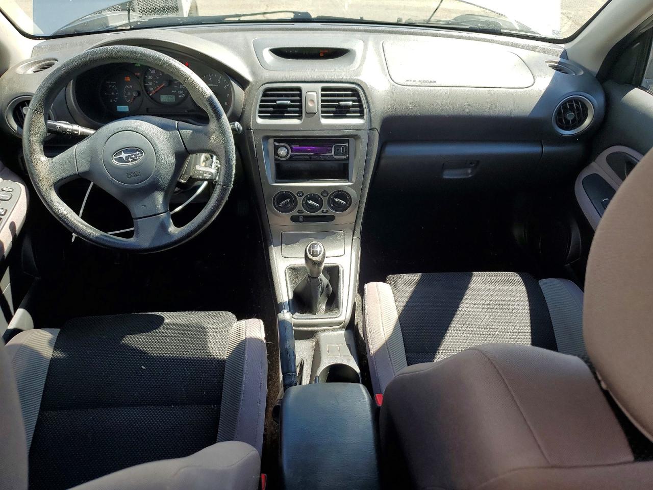 2007 Subaru Impreza 2.5i Серебряный vin: JF1GD61627G508776