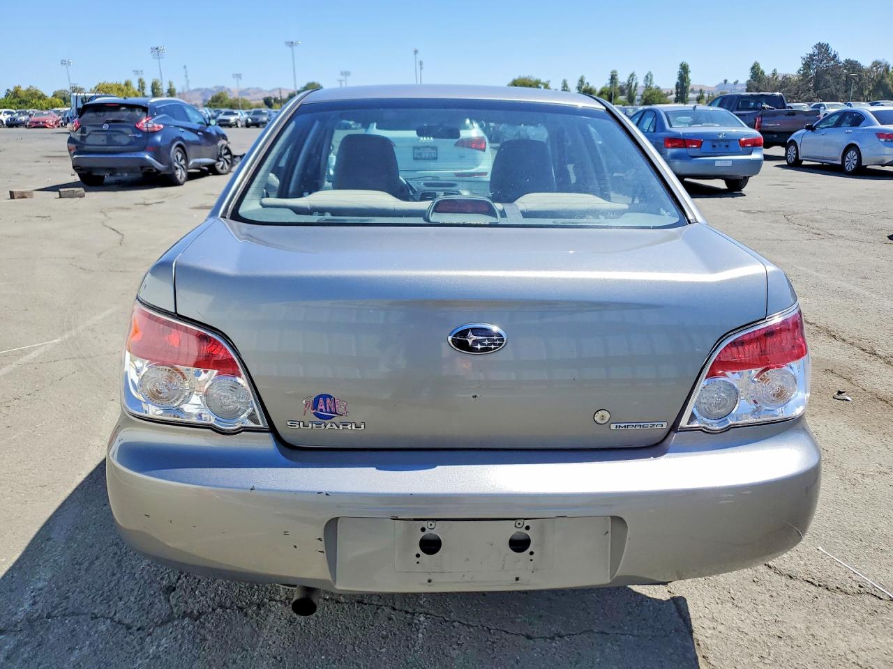 2007 Subaru Impreza 2.5i Серебряный vin: JF1GD61627G508776