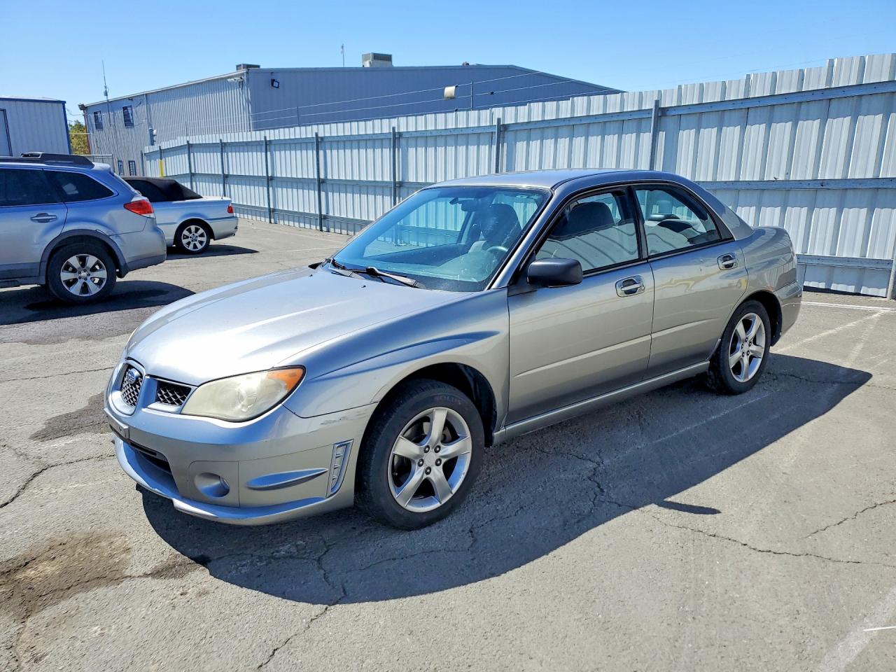2007 Subaru Impreza 2.5i Silver vin: JF1GD61627G508776