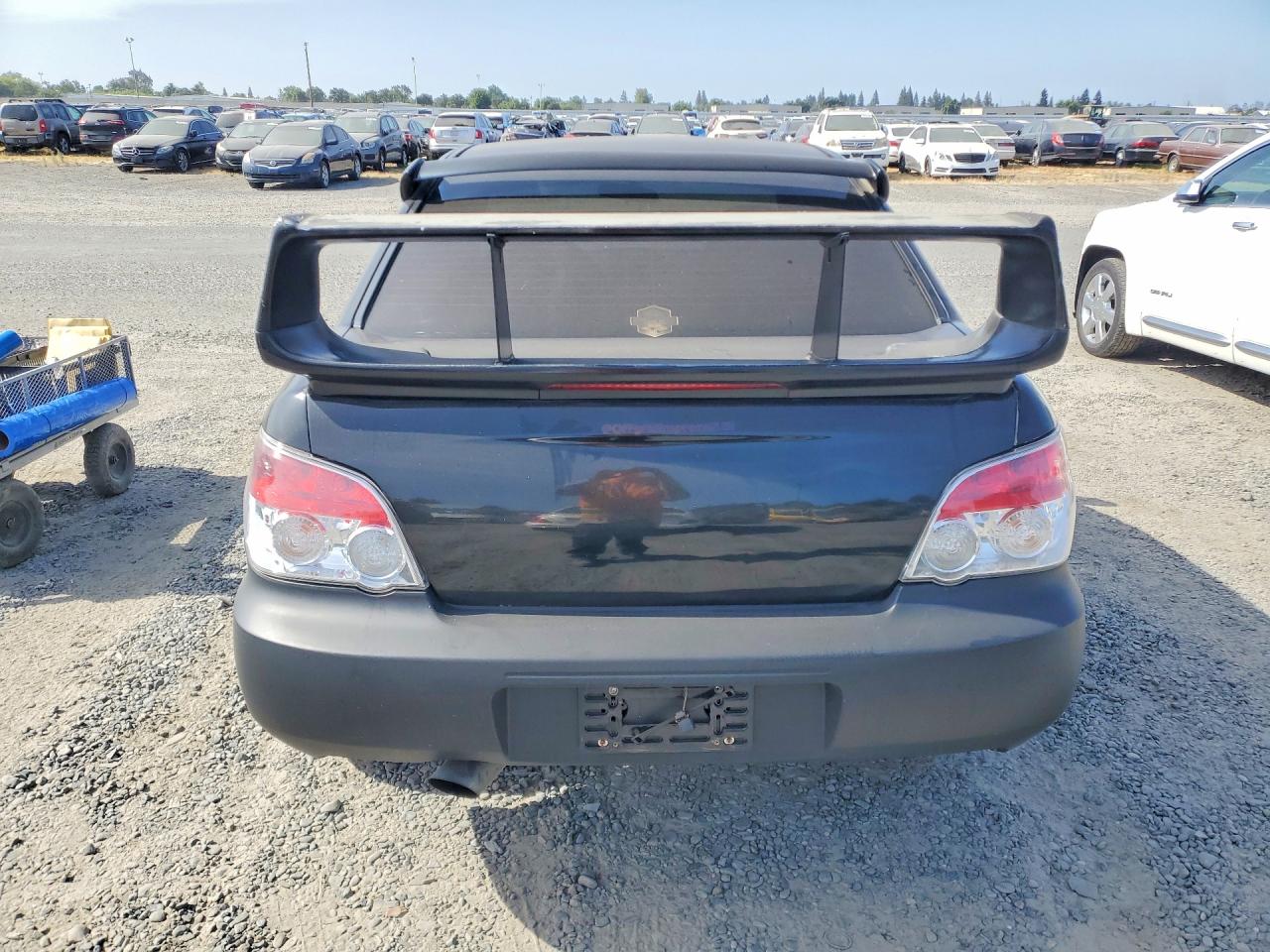 2007 Subaru Impreza 2.5i Black vin: JF1GD61627G516604