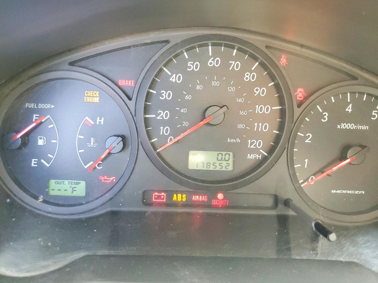 2007 Subaru Impreza 2.5i Black vin: JF1GD61627G516604