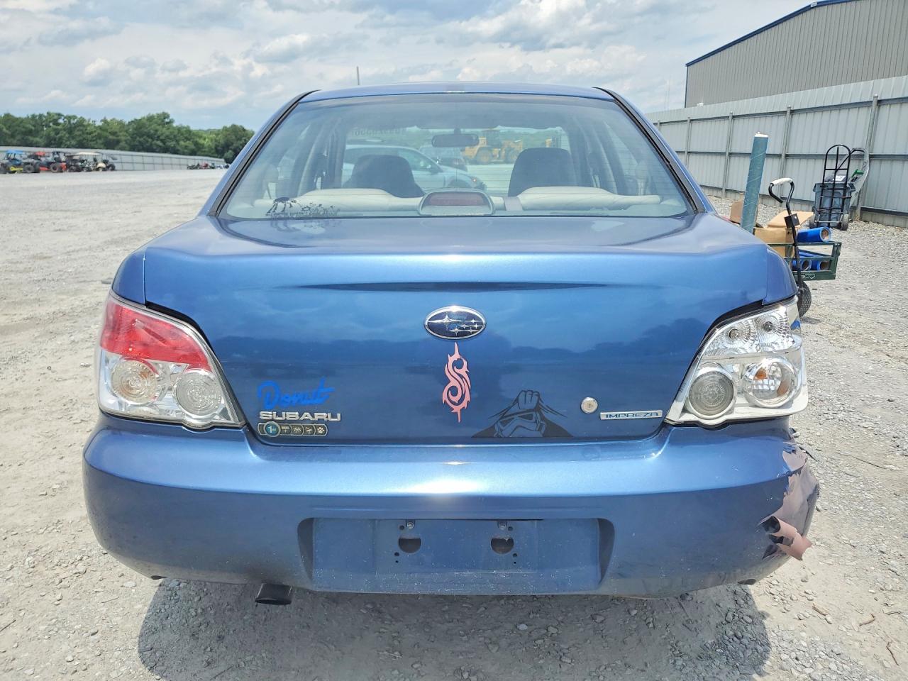 2007 Subaru Impreza 2.5i Синий vin: JF1GD61637H510482