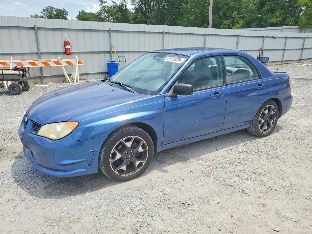 2007 Subaru Impreza 2.5i Blue vin: JF1GD61637H510482