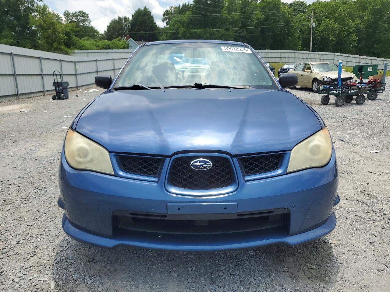 2007 Subaru Impreza 2.5i Синий vin: JF1GD61637H510482