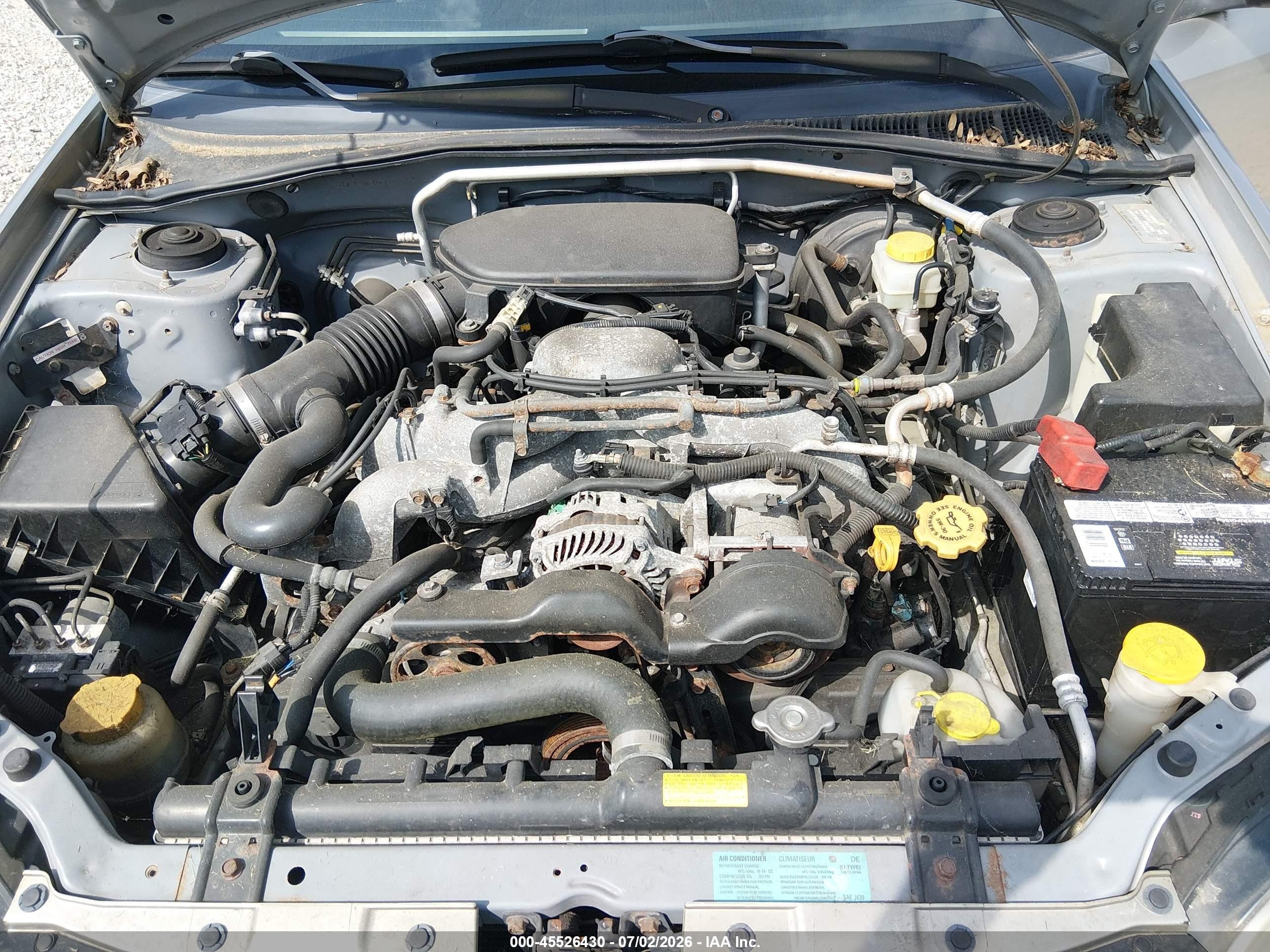 2007 Subaru Impreza 2.5i Silver vin: JF1GD61637H512202