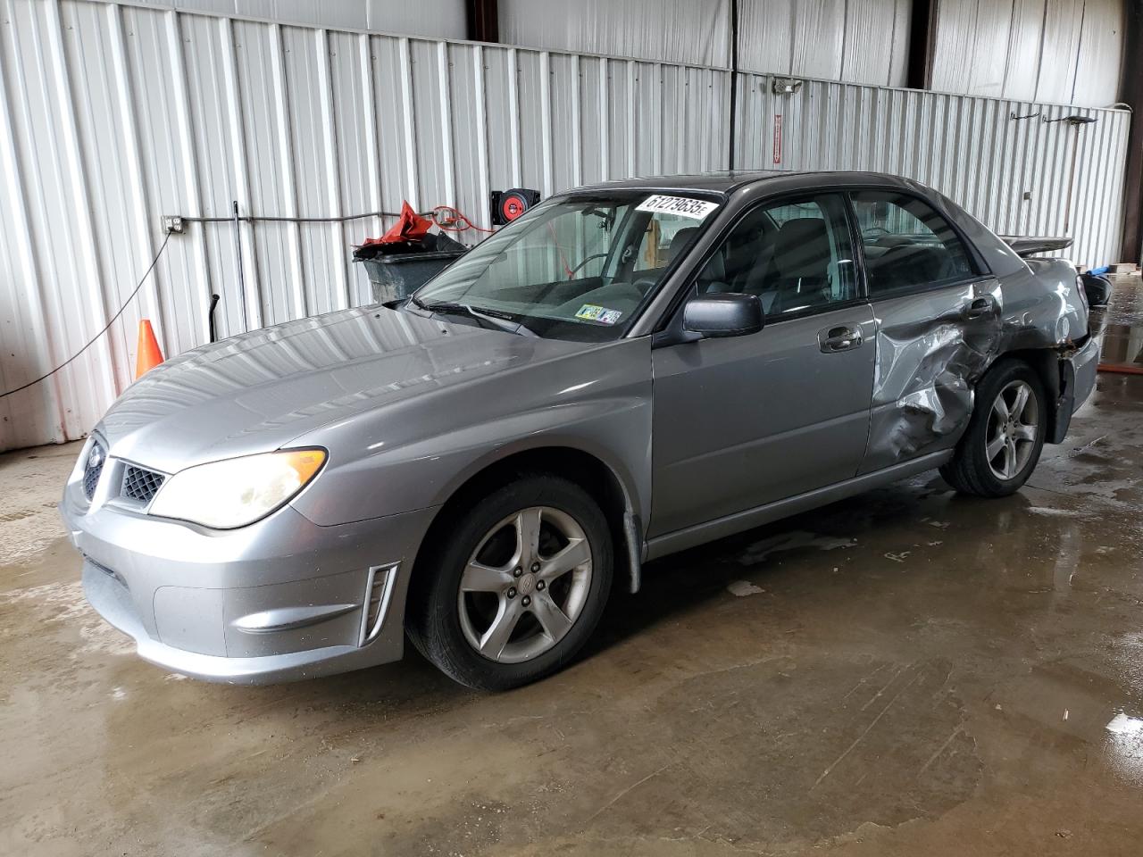 2007 Subaru Impreza 2.5i Silver vin: JF1GD61637H513771