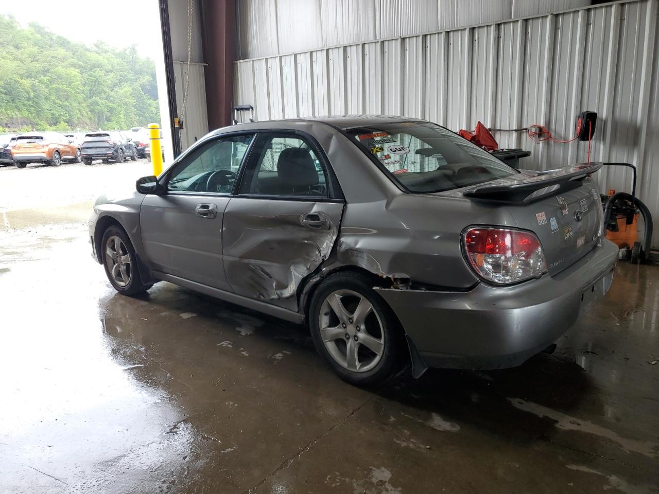 2007 Subaru Impreza 2.5i Silver vin: JF1GD61637H513771
