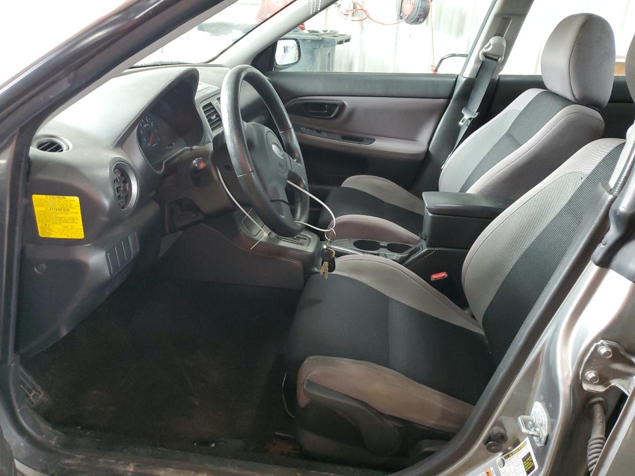 2007 Subaru Impreza 2.5i Silver vin: JF1GD61637H513771