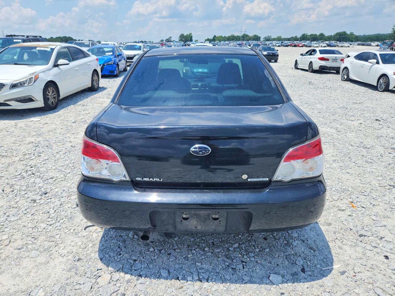 2007 Subaru Impreza 2.5i Black vin: JF1GD61647H511740