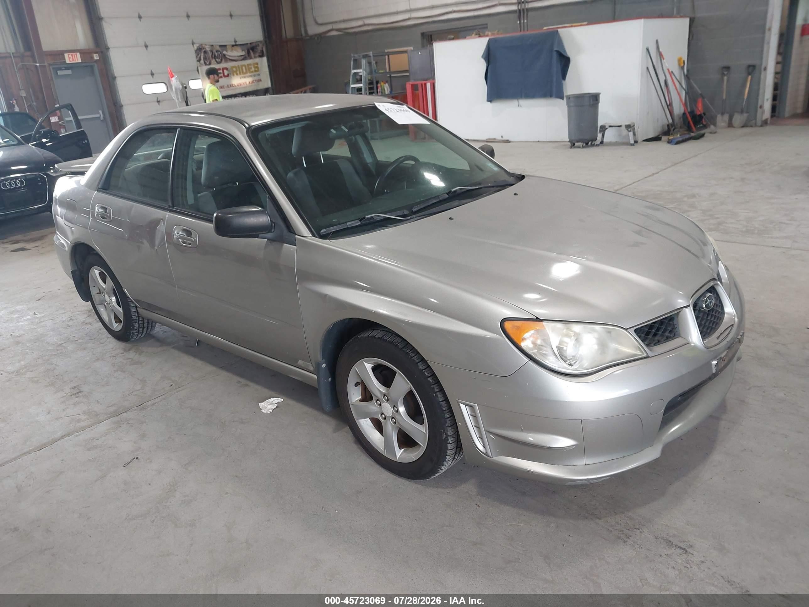 2007 Subaru Impreza 2.5i Gray vin: JF1GD61657H522133