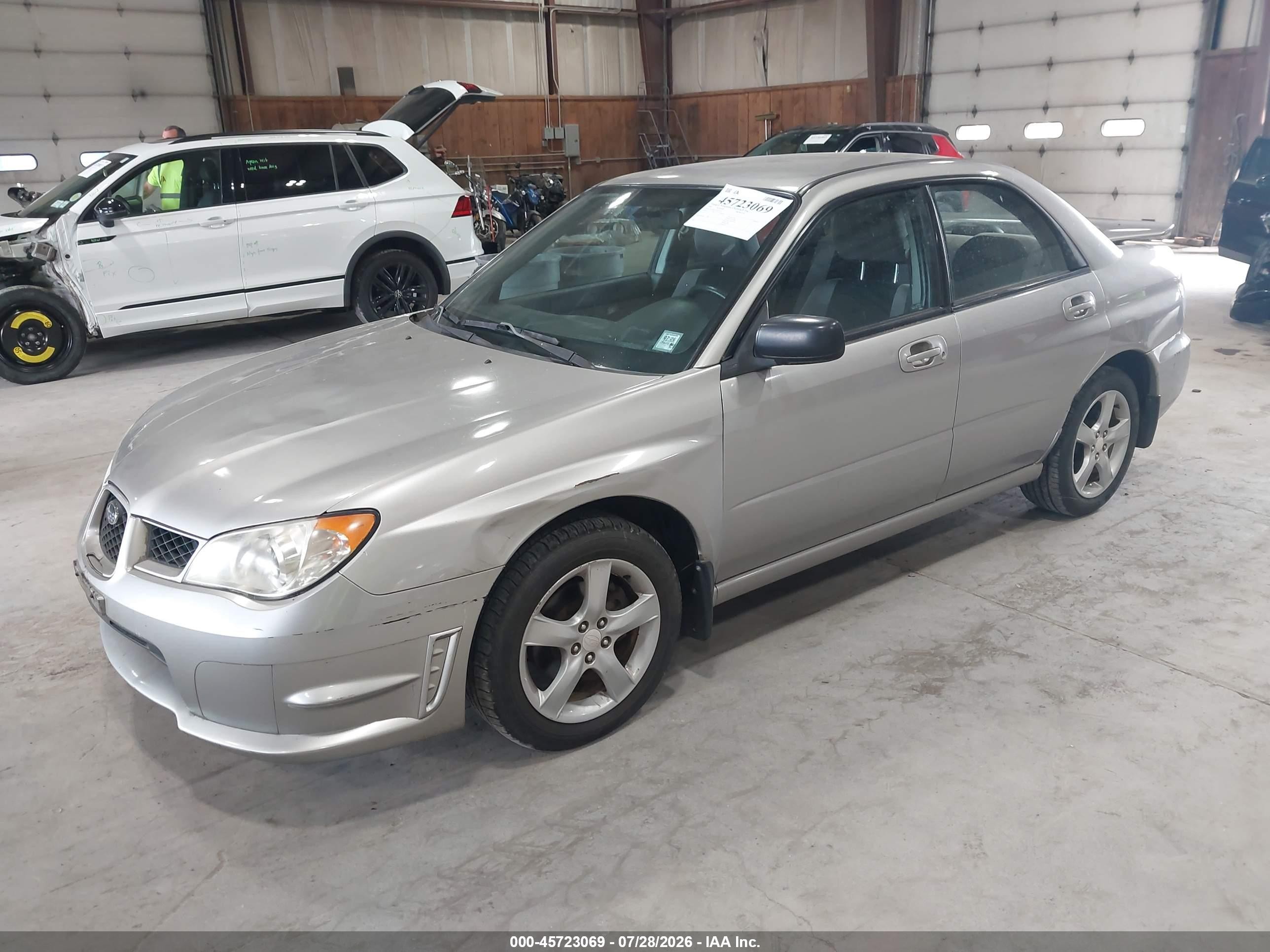 2007 Subaru Impreza 2.5i Gray vin: JF1GD61657H522133