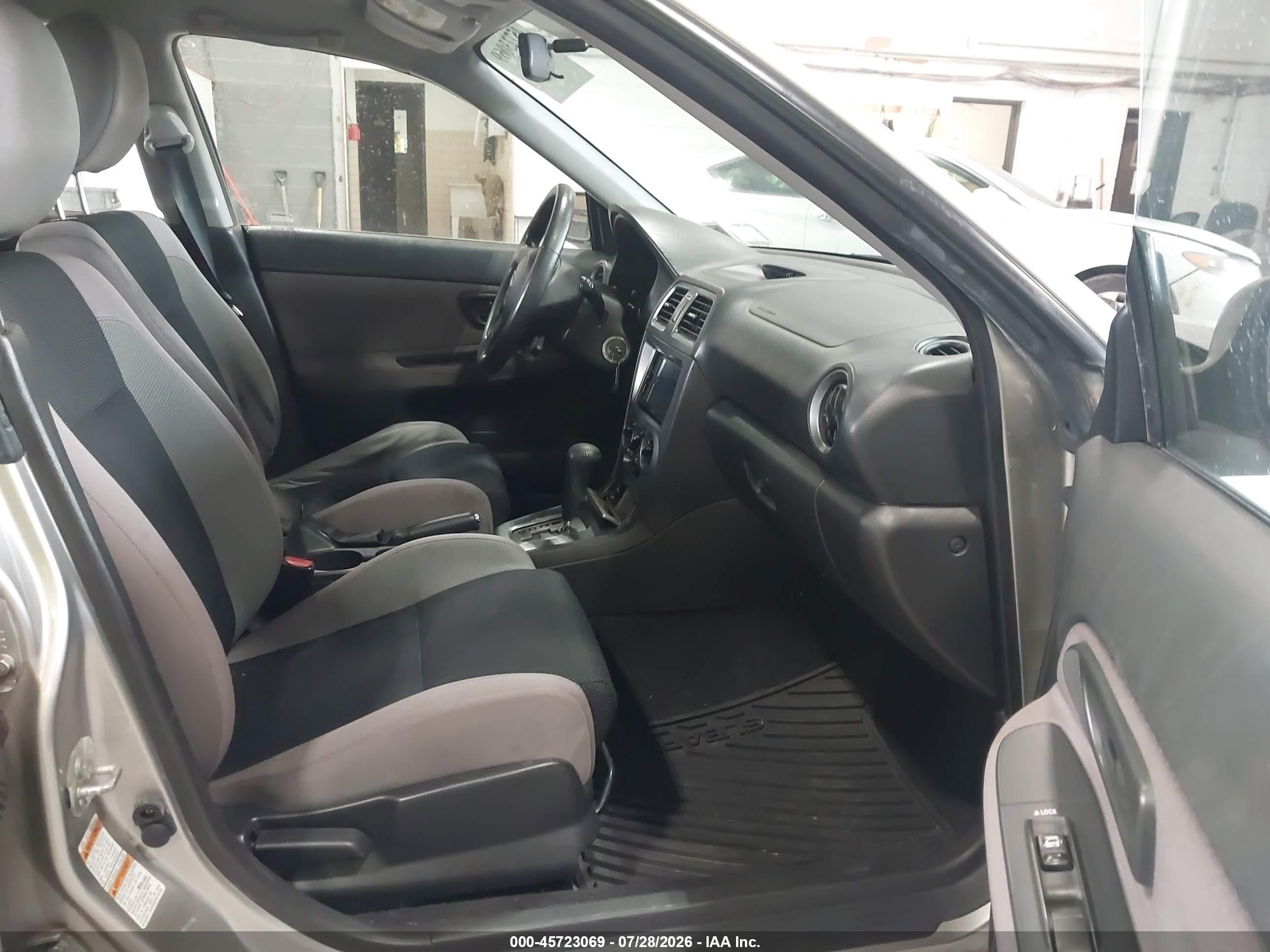 2007 Subaru Impreza 2.5i Gray vin: JF1GD61657H522133