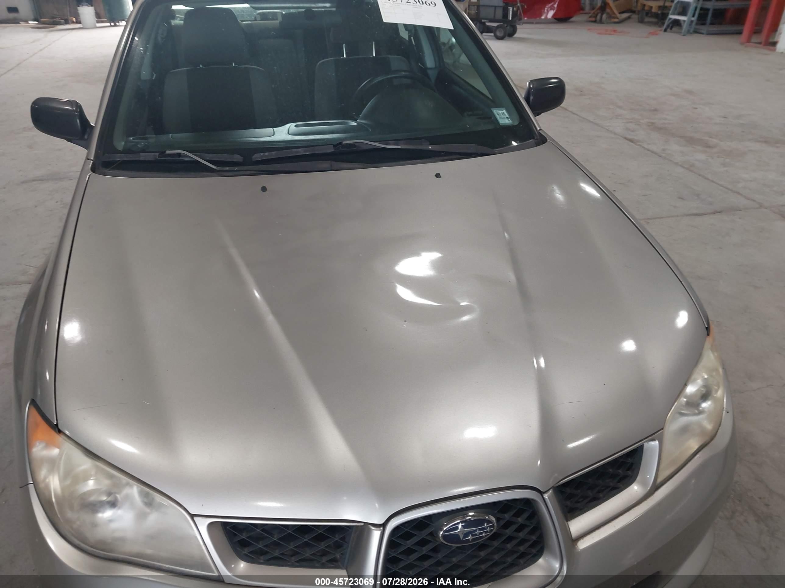 2007 Subaru Impreza 2.5i Gray vin: JF1GD61657H522133