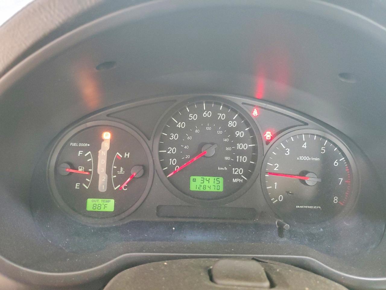 2007 Subaru Impreza 2.5i Blue vin: JF1GD61667H514543