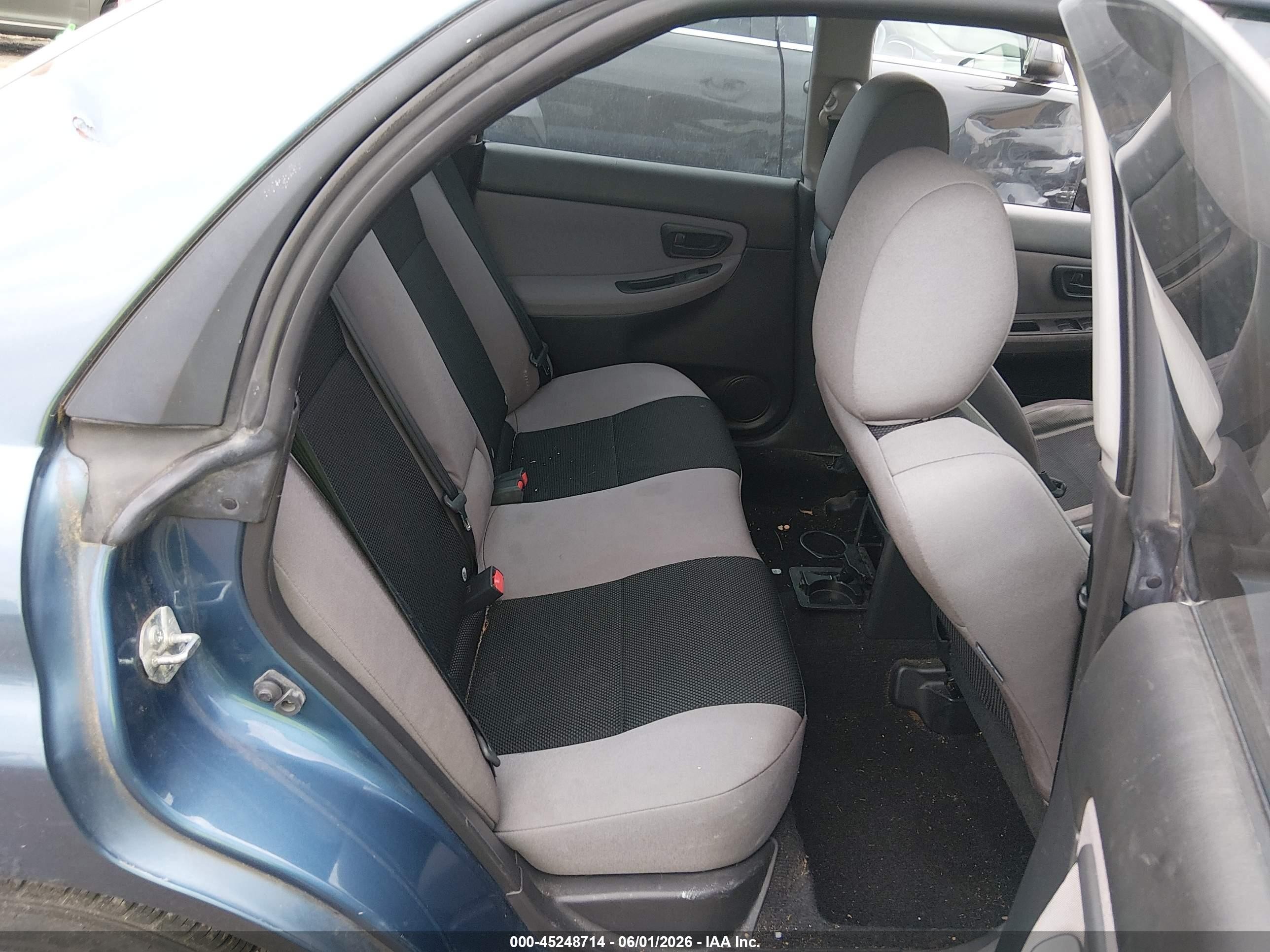 2007 Subaru Impreza 2.5i Blue vin: JF1GD61677H501848