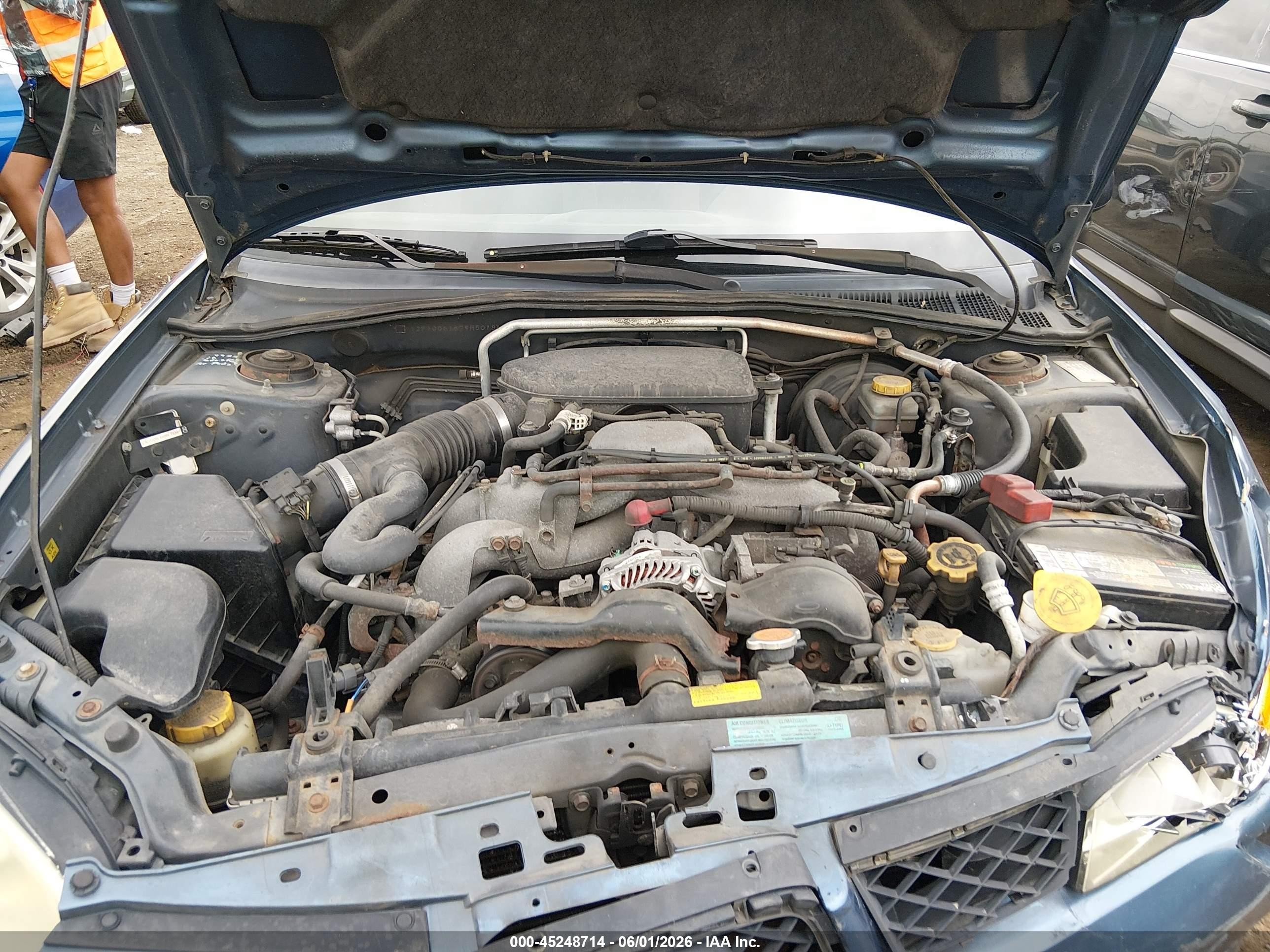 2007 Subaru Impreza 2.5i Blue vin: JF1GD61677H501848