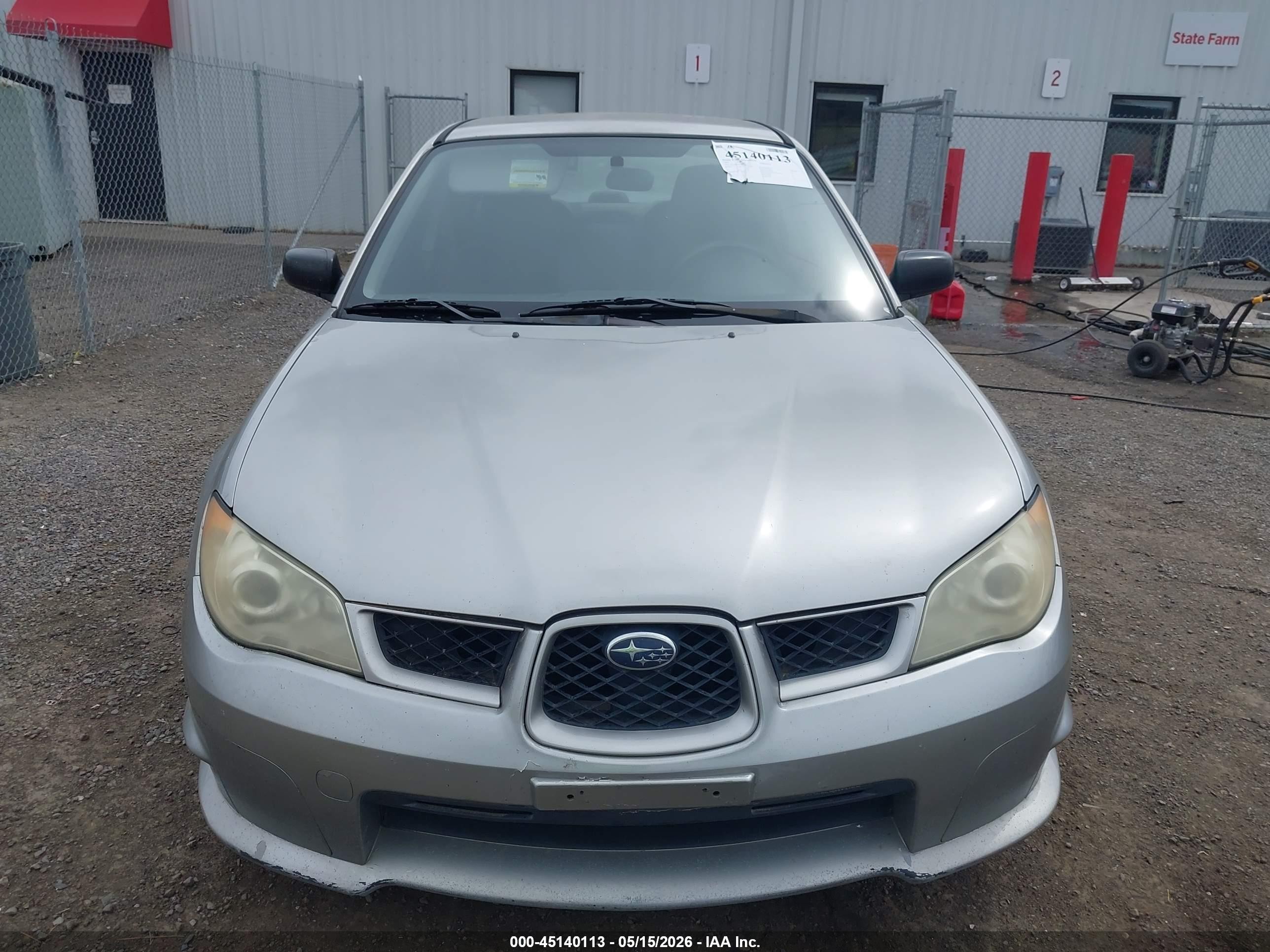 2007 Subaru Impreza 2.5i Silver vin: JF1GD61697H508736