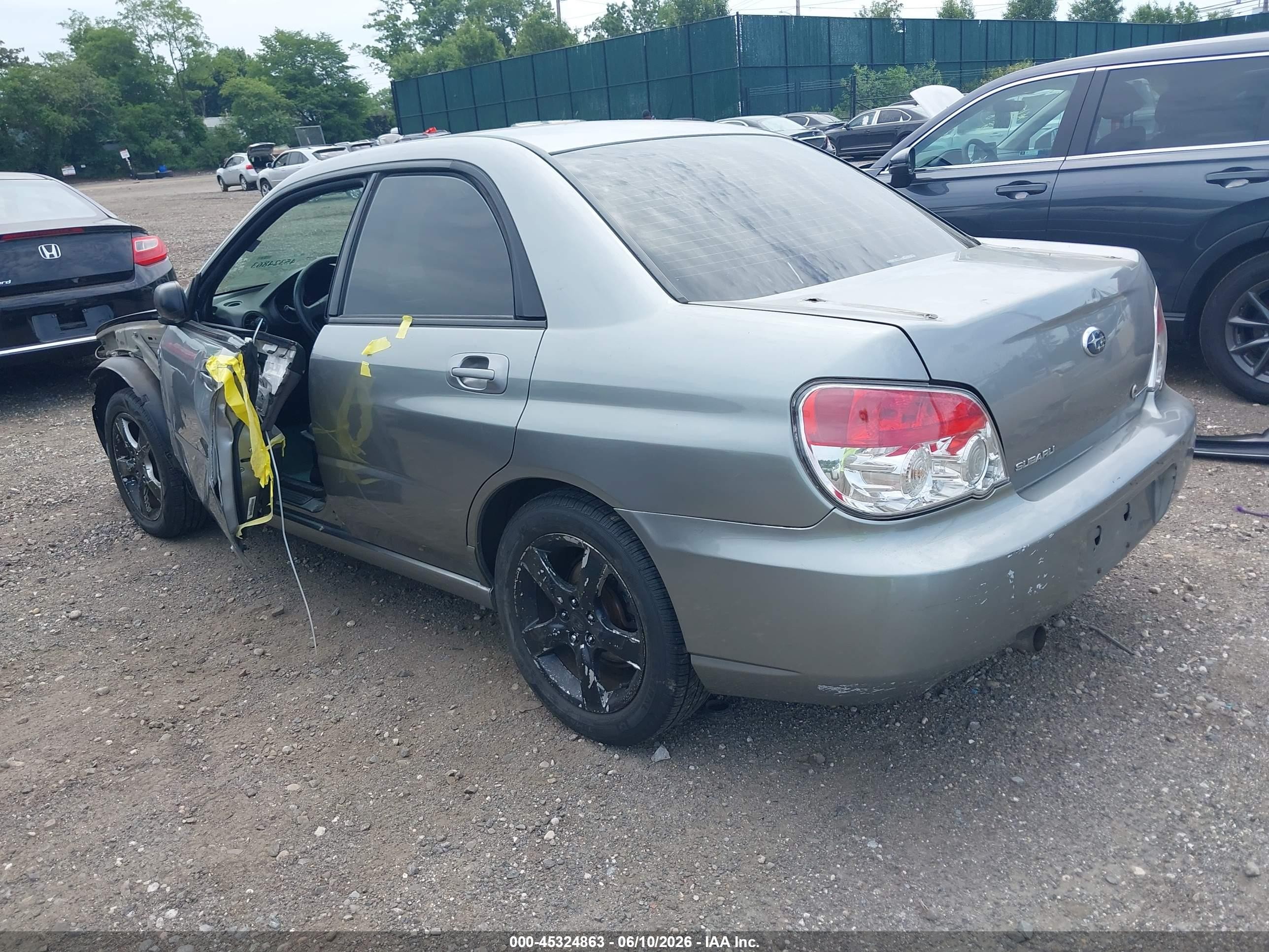 2007 Subaru Impreza 2.5i Серый vin: JF1GD616X7H505196