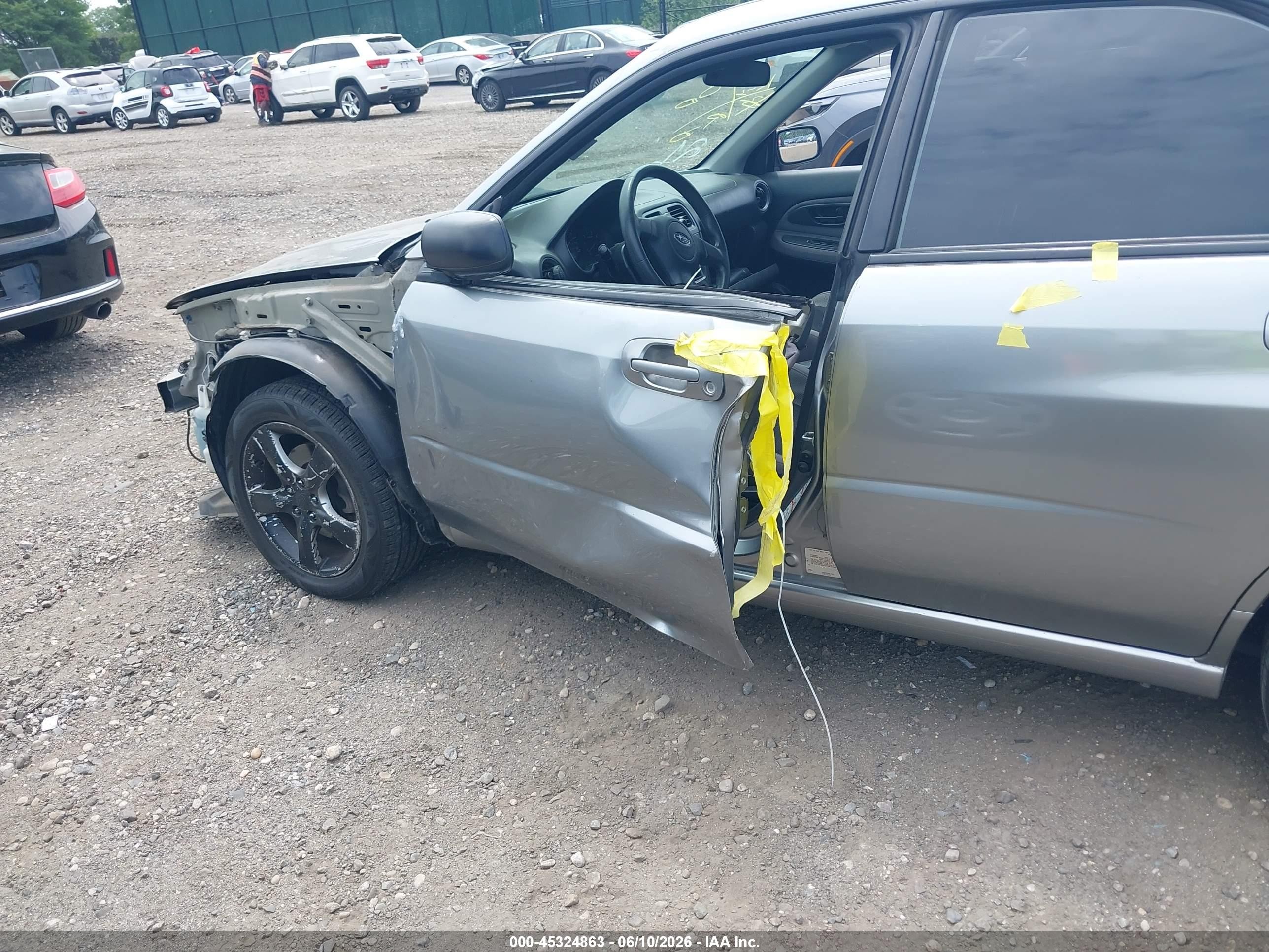 2007 Subaru Impreza 2.5i Серый vin: JF1GD616X7H505196