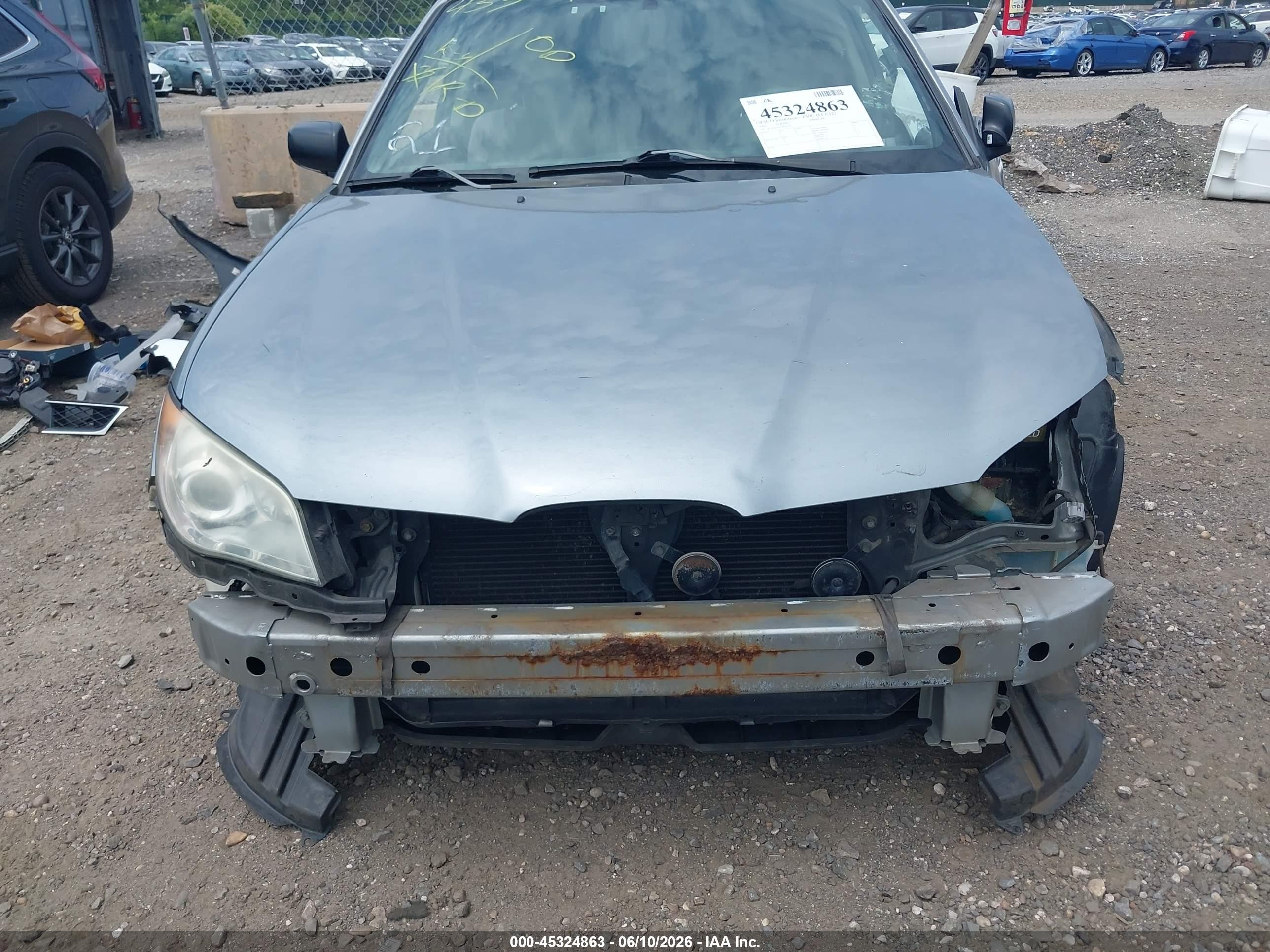2007 Subaru Impreza 2.5i Серый vin: JF1GD616X7H505196