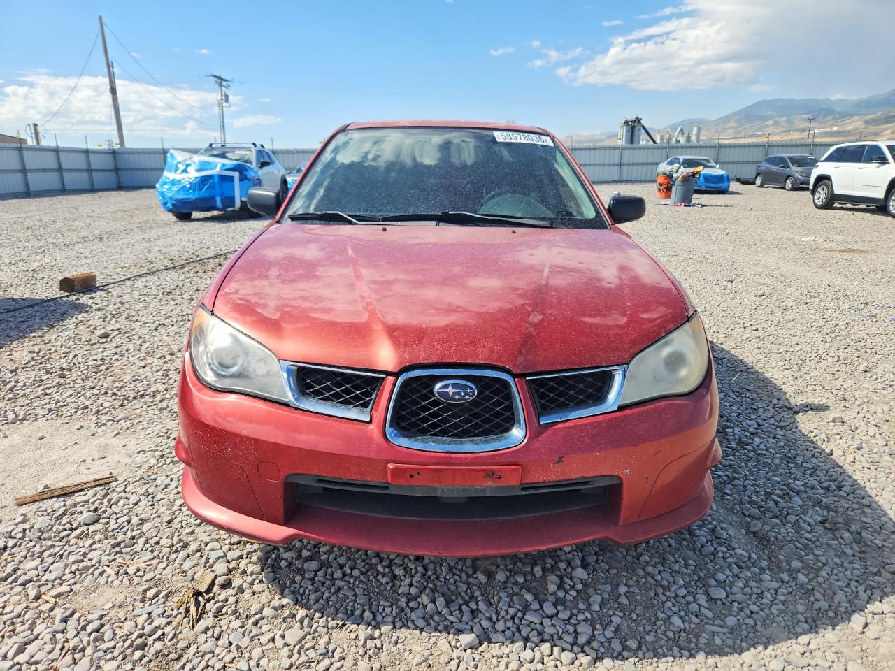 2007 Subaru Impreza 2.5i Красный vin: JF1GD616X7H517686