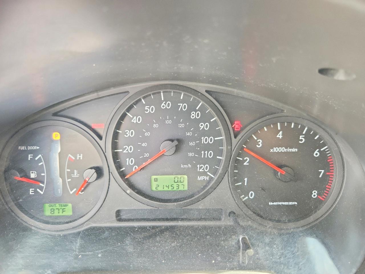 2007 Subaru Impreza 2.5i Красный vin: JF1GD616X7H517686