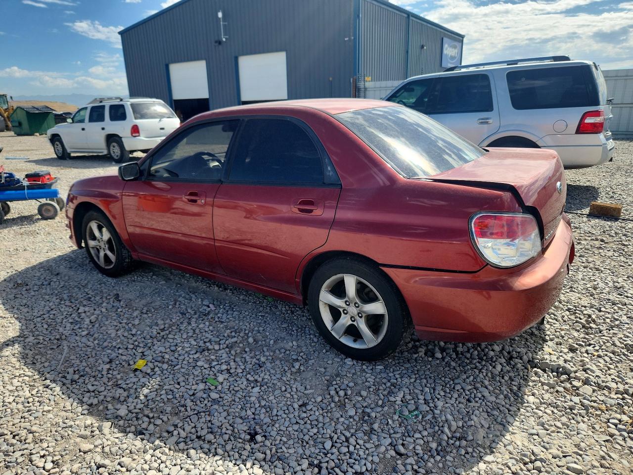 2007 Subaru Impreza 2.5i Красный vin: JF1GD616X7H517686
