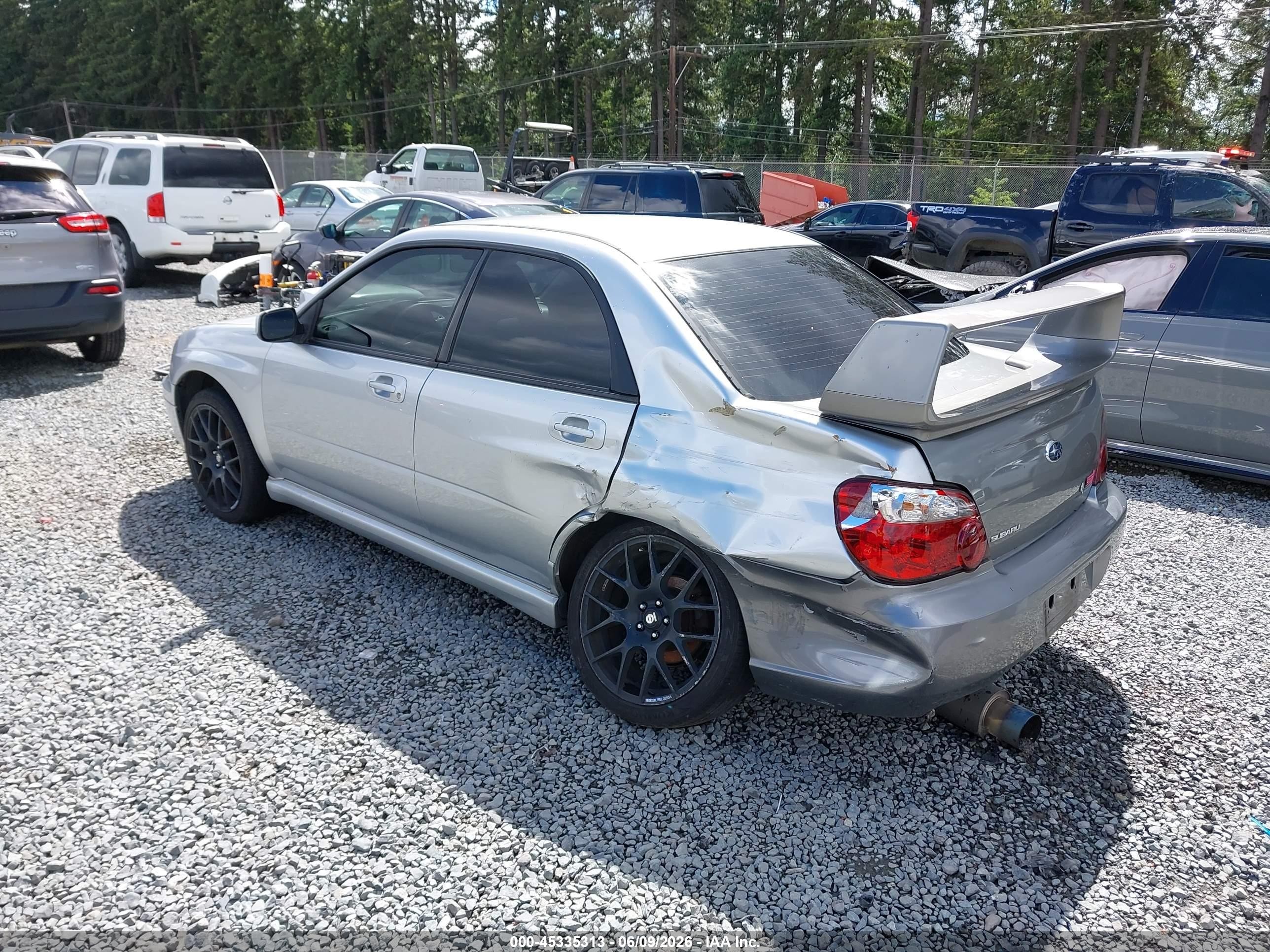 2005 Subaru Impreza 2.5rs Gray vin: JF1GD66545H516739