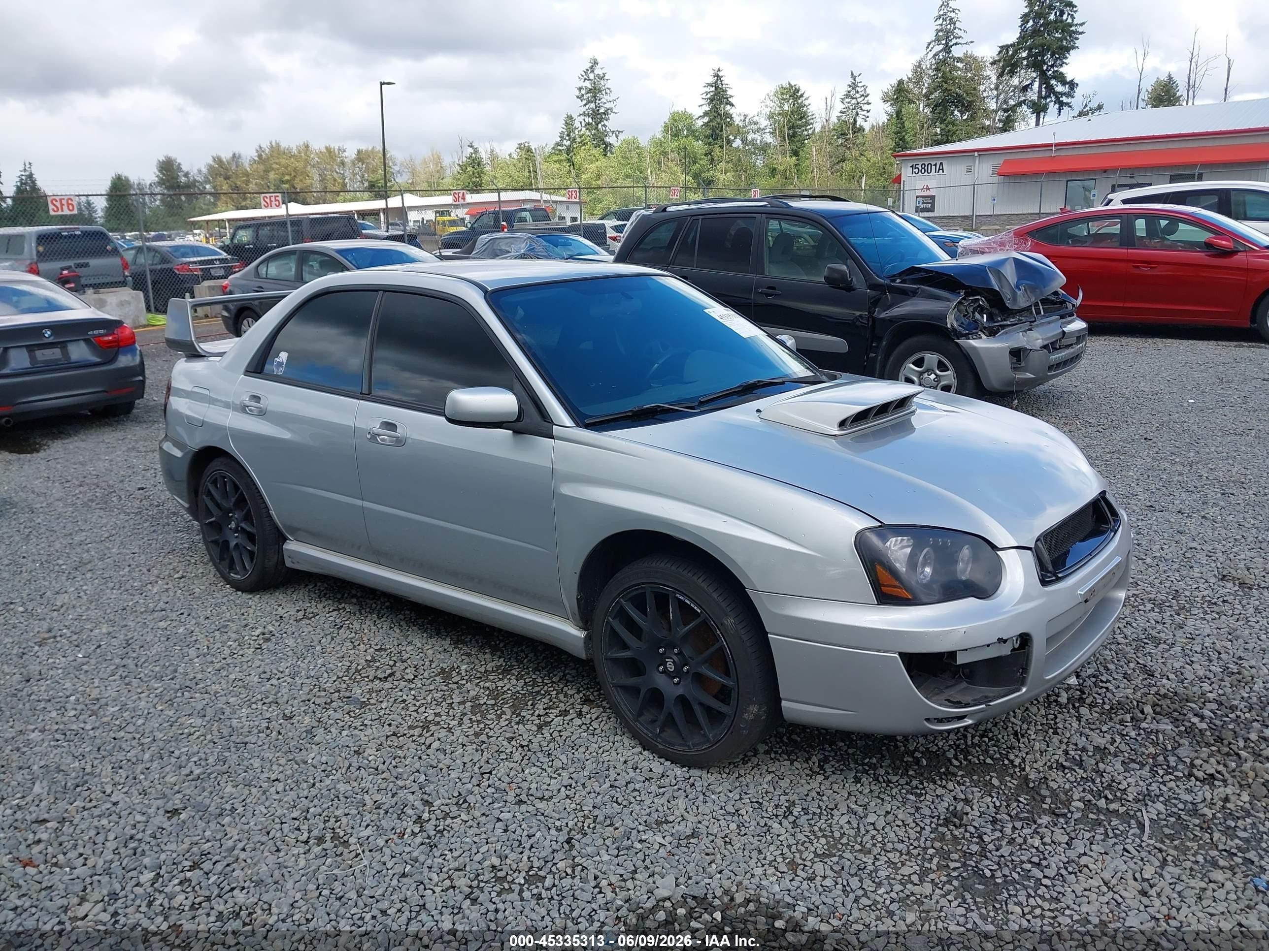 2005 Subaru Impreza 2.5rs Серый vin: JF1GD66545H516739