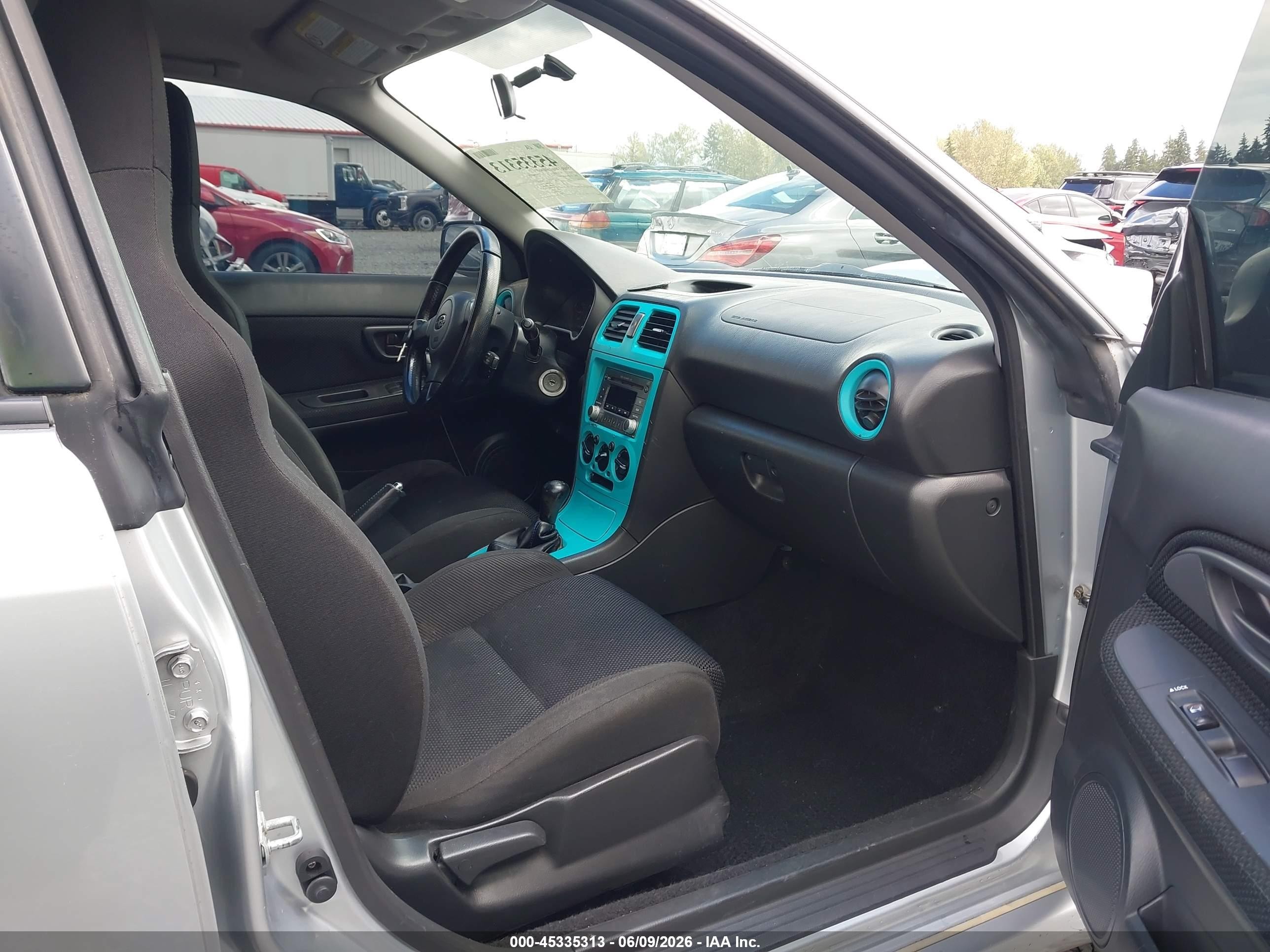 2005 Subaru Impreza 2.5rs Gray vin: JF1GD66545H516739