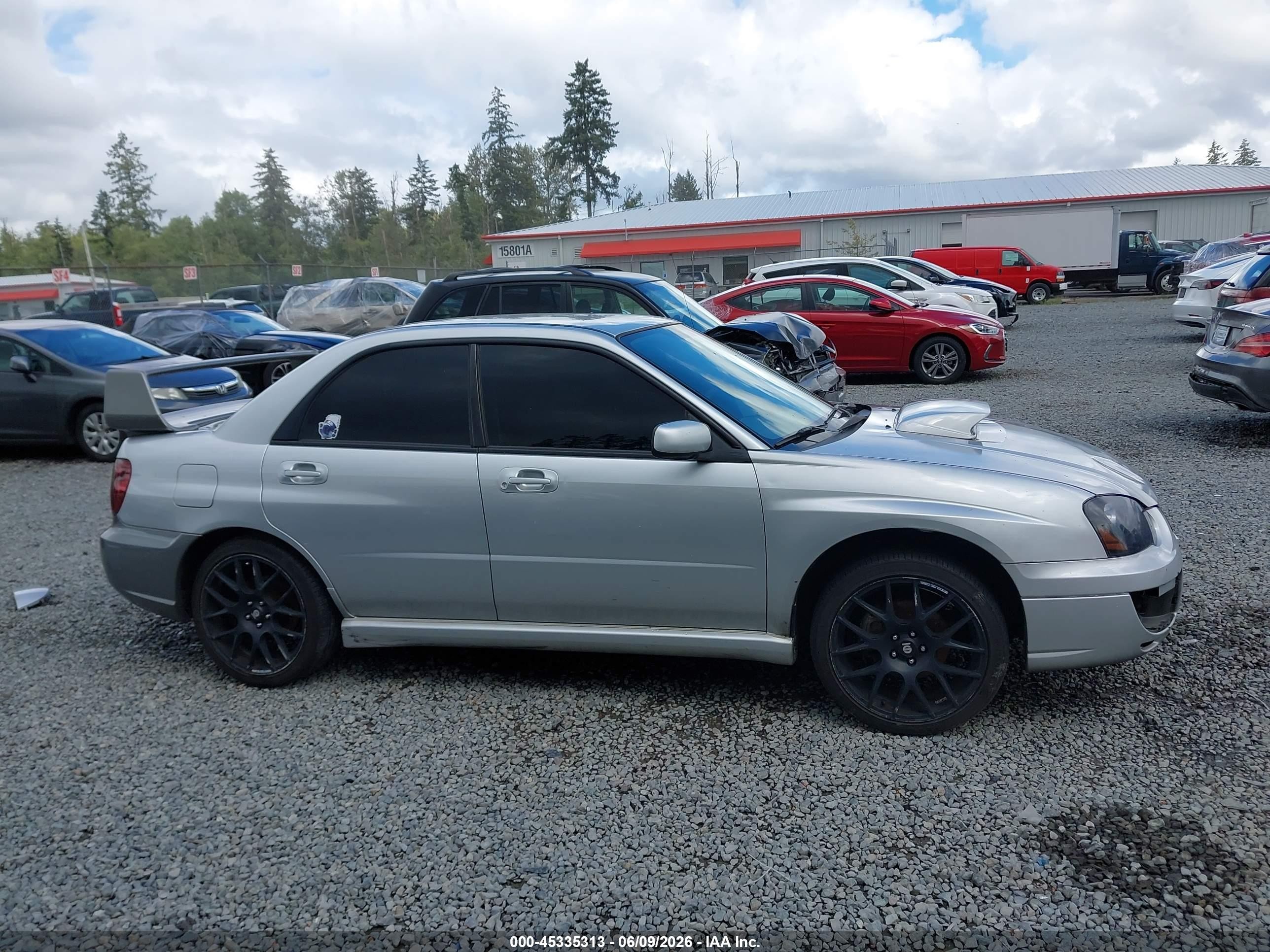 2005 Subaru Impreza 2.5rs Gray vin: JF1GD66545H516739